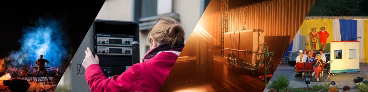 Collage mehrerer Veranstaltungsfotos